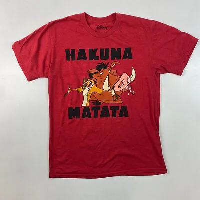 Buy Official Disney Women’s Red The Lion King T-Shirt , Size M • 11.95£