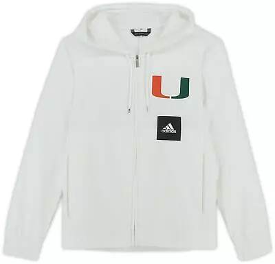 Buy Miami Hurricanes Team-Issued White Hoodie From The Basketball Program Size M • 115.28£