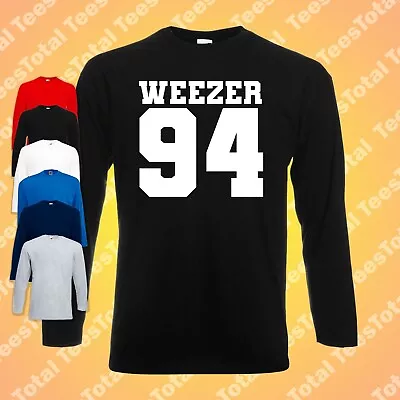 Buy Weezer 94 Long Sleeve T-Shirt | Rivers Cuomo | Indie Rock | 90s  • 18.99£