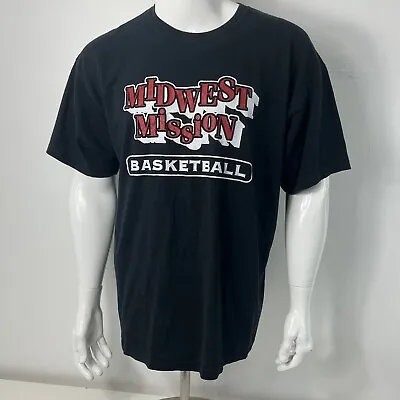 Buy Vintage T Shirt XL USA Made Basketball Tee Midwest Mission • 8.50£