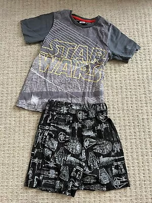 Buy Disney Star Wars - Short Summer Pyjamas Age 6-7 Years PJ TU Shortie 6 7 • 6.99£