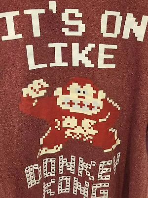 Buy Nintendo Donkey Kong T-shirt. It's  On Like Donkey Kong. Size 3XL Shirt.  • 7.08£