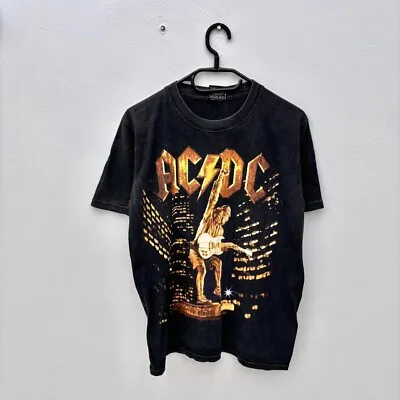 Buy Vintage AC/DC Stiff Upper Lip Black T-shirt Small • 16.99£