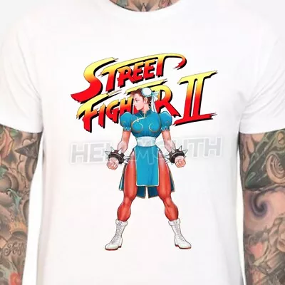 Buy Street Fighter 2 Chun-Li T-shirt - Mens & Women Sizes S-XXL - Retro Gaming 90s • 15.99£