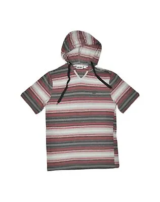 Buy VANS Womens Hooded Graphic T-Shirt Top UK 16 Large Multicoloured Striped KR09 • 7.97£