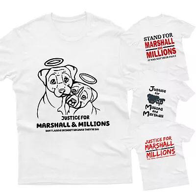 Buy Justice For Marshall & Millions T-Shirt Unisex Kids Ladies Tee Top Innocent Dogs • 10.49£