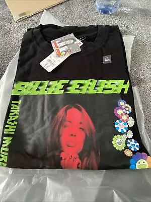 Buy Billie Eilish By Takashi Murakami T Shirt Size XL Uni Qlo Colab • 5.50£