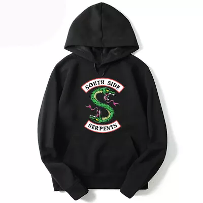 Buy New Unisex South Side Serpents Hoodie Sweatshirt Riverdale Hood Jumper Pullover • 23.99£