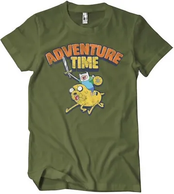 Buy Adventure Time Washed T-Shirt Olive • 24.28£