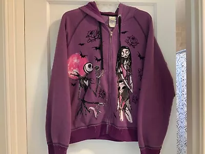 Buy Disney Store Women' Purple Nightmare Before Christmas Rare Hoodie Size XL • 28.41£