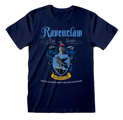 Buy Official Harry Potter - Ravenclaw Blue Crest T-Shirt • 14.99£