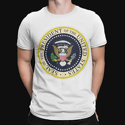 Buy Presidential Seal T-Shirt - Cool - Retro - Funny  USA President America Politics • 8.39£