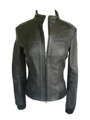 Buy Ernte X E.S.P. Moto Style Biker Stud Leather Jacket Size 1 XS  • 270£