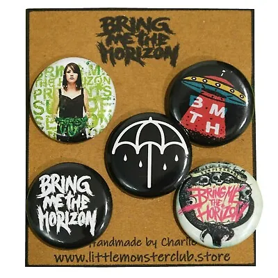 Buy BRING ME THE HORIZON PIN BUTTON BADGES - Band Merch - 25mm - Ollie Sykes Pin • 4.99£