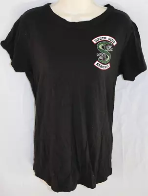 Buy Women's Ripple Junction Riverdale South Side Serpents Black Shirt Size XL • 9.44£