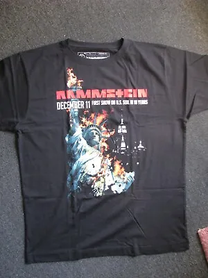 Buy Rammstein-11.12.2010 USA-Madison S. Garden-Gr.L/XL-Original Merchandise-T Shirt • 162.72£