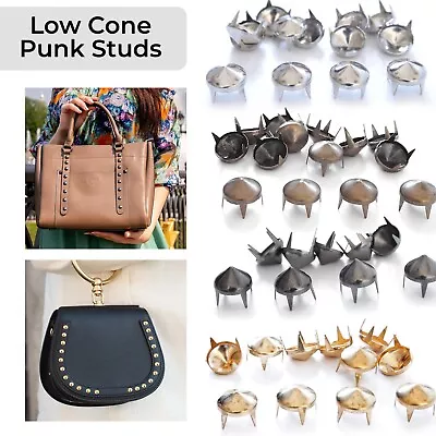 Buy Low Cone Punk Studs Claw Back DIY For Leather Crafts Clothes Handbag Jackets • 3.49£