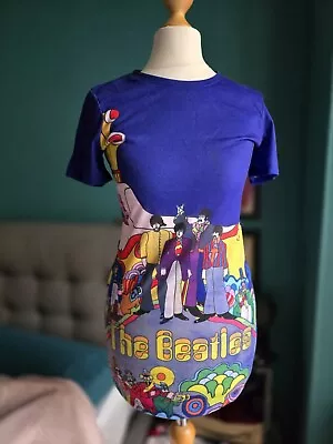 Buy Official 2011 Yellow Submarine The Beatles Fitted Band Tshirt Rare Collectable • 35£