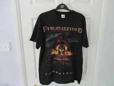 Buy Firewind 'Immortals' Tour Men's T-Shirt (L) - Vintage Classic Metal Tee VGC • 29.99£
