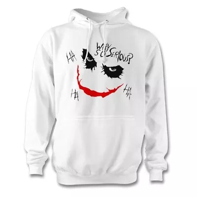 Buy Halloween Hoodie JOKER Why So Serious Sweatshirt Top  • 45£