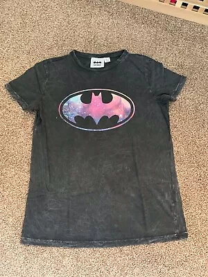 Buy Batman Washed Out Effect Grey T.Shirt Ladies /Teens  • 7.50£