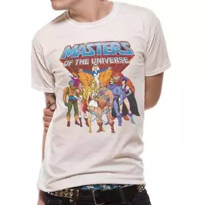 Buy Masters Of The Universe Group And Logo Unisex T-Shirt Adults White Tee • 12.99£