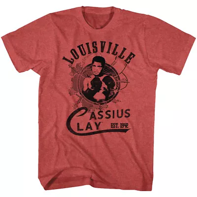 Buy Muhammad Ali Louisville Cassius Clat Est 1942 World Boxing Champ Men's T Shirt • 38.47£