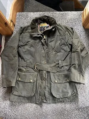 Buy Mens Dark Green Waxed Jacket From Game Size Medium • 5£