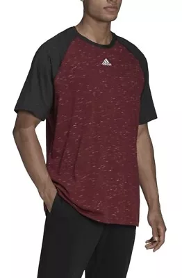 Buy Adidas Mens Essentials Melange T Shirt Size L New • 17.50£