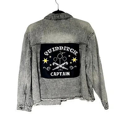 Buy Harry Potter Quidditch Captain Jean Jacket Juniors XL 15/17 NWT • 8.10£