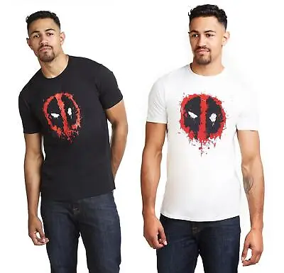 Buy Marvel Mens T-Shirt Paint Logo Top Tee S-2XL Official • 13.99£
