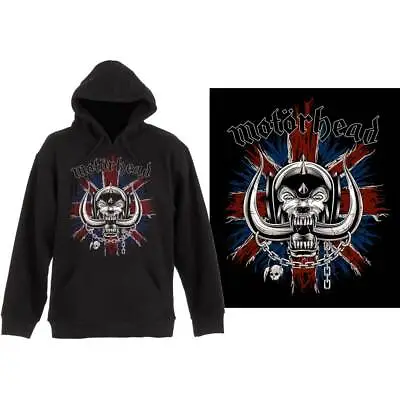 Buy * Motörhead British War Pig Union Jack Official Motorhead PULLOVER HOODY HOODIE • 35£