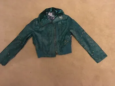 Buy Disney Store Descendants Uma Faux Leather Jacket 7-8 Years Excellent Condition • 31£