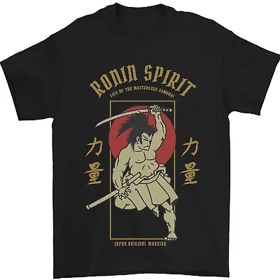 Buy Ronin Spirit Samurai Japan Japanese Mens T-Shirt 100% Cotton • 10.48£