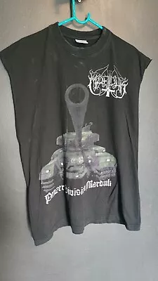 Buy MARDUK - Panzer Division Vintage Shirt 1999 Ffo Mayhem, Darkthrone, Bathory • 87.33£