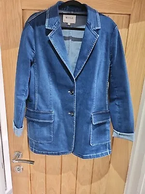 Buy Ladies WYSE Jeans Jacket Size 4 • 65£