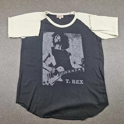 Buy Marc Bolan Shirt Mens Extra Large Black T Rex Hot Love Raglan Distressed Punk • 32£