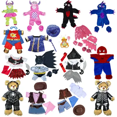 Buy 8 /20cm - TEDDY BEAR CLOTHES Pirate, Cowboy, Monster, Superhero, Batbear • 9.99£