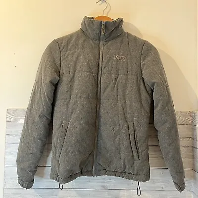 Buy Vans Puffer Coat Women’s Size XS Grey Padded Jacket • 14.77£
