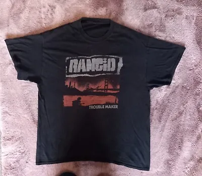 Buy Rancid 'Trouble Maker' Tshirt SzXL Vintage/Punk/NOFX/Pennywise/Skate/90s/Ska • 19.99£