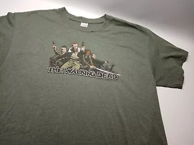 Buy The Walking Dead Comic T Shirt Green Large 2017 • 17.95£