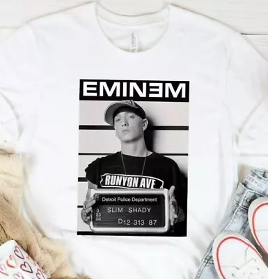 Buy 90's Eminem Slim Shady T Shirt Black Or White Men's Ladies Kids • 14.99£