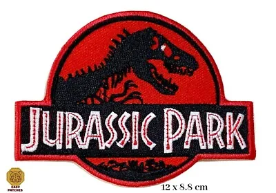 Buy Jurassic Park Movie Video Game Embroidered Iron On Sew On Patch Badge • 2.19£
