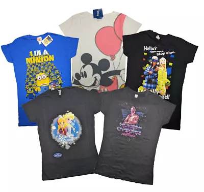 Buy Girls Ladies Character Cotton T Shirts Novelty Tops World Book Day • 4.99£