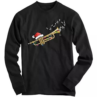 Buy 1Tee Kids Boys Christmas Music - Trumpet Sweatshirt Jumper • 13.99£