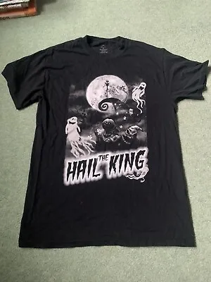 Buy Disney Nightmare Before Christmas Jack Skellington Hail The King Men’s T-Shirt • 7£