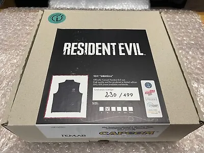Buy Official Resident Evil Limited Edition Umbrella Vest Jacket Body Warmer Capcom • 135£