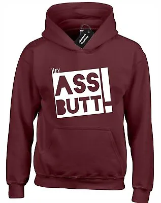 Buy Hey Ass Butt Hoody Hoodie Funny Supernatural Winchester Castiel Design Dean • 16.99£