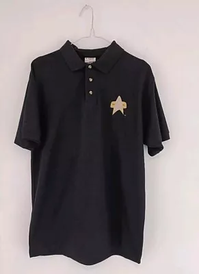 Buy Screen Stars Collared T-shirt Mens M Star Trek Next Generation Insignia Patch • 14.99£