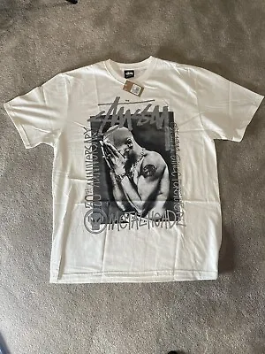 Buy Stussy & Goldie Metalheadz 30 T-Shirt White Medium BRAND NEW WITH TAGS • 69.99£